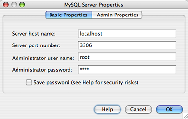 mac mysql server no user table